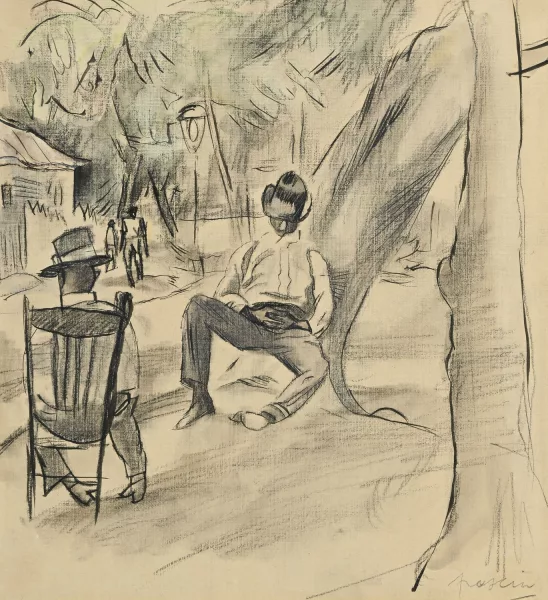 Jules Pascin — Charleston, Caroline du Sud", 1916,