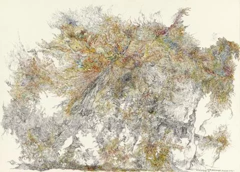 Bernard Schultze — Und der Wald rauscht durch das Gitter