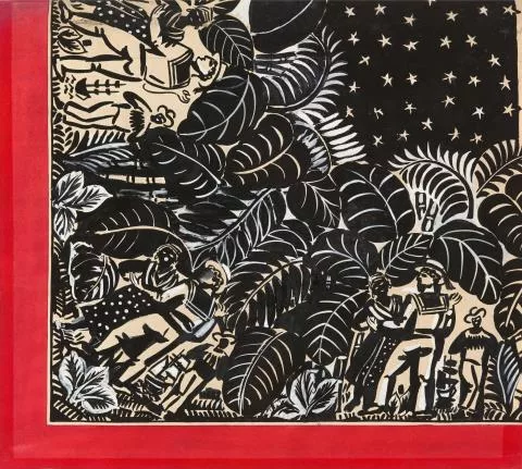 Raoul Dufy — La danse ou le bal aux Antilles (projet de tissu)