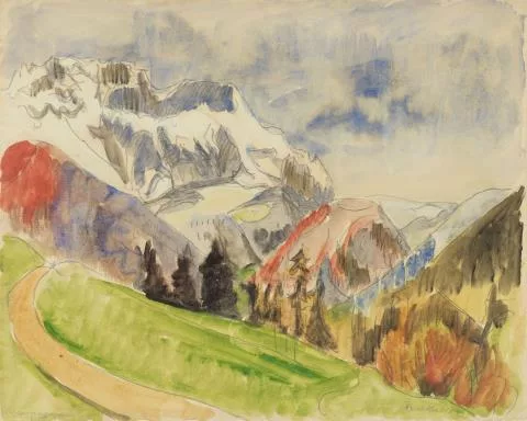 Erich Heckel — Gebirgslandschaft