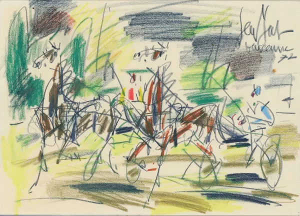 Eugène Paul — Course de sulky