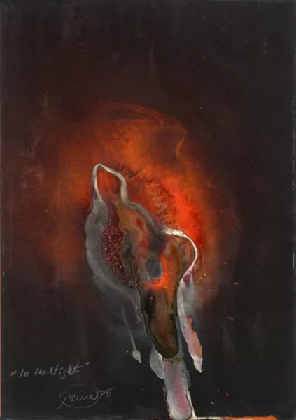 Otto Piene — In the night