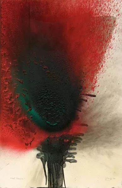 Otto Piene — Frau Komm