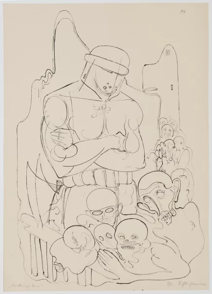 Rudolf Schlichter — Gardien blindé,