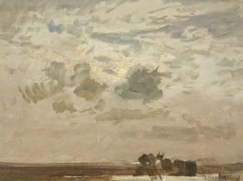 Max Clarenbach — Mondnacht - Studie II.