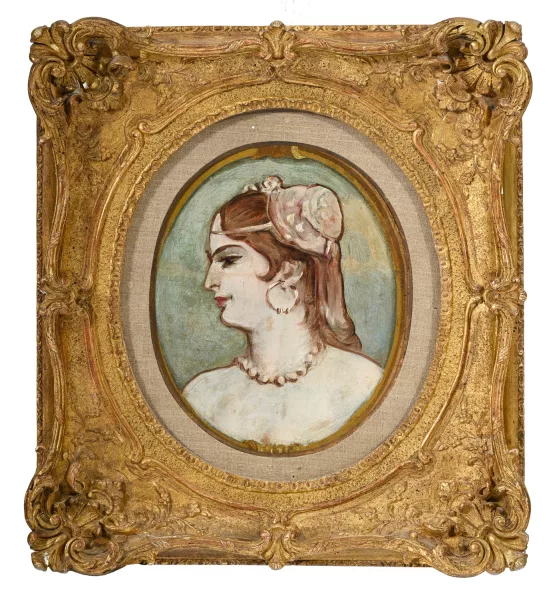 Henri de Toulouse-Lautrec — Portrait d'une fille de la maison de la rue d'Amboise