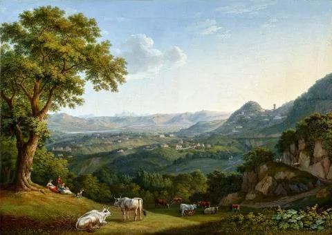 Jakob Philipp Hackert — Blick auf das Arnotal und Fiesole