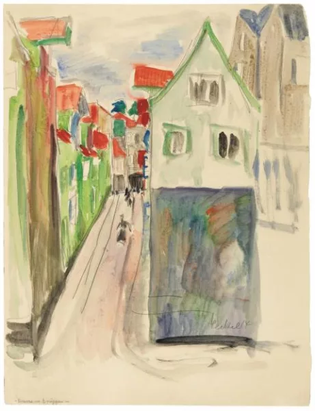 Erich Heckel — Straße in Brüggen