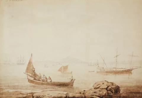 Jakob Philipp Hackert — Blick auf die Bucht Gaeta