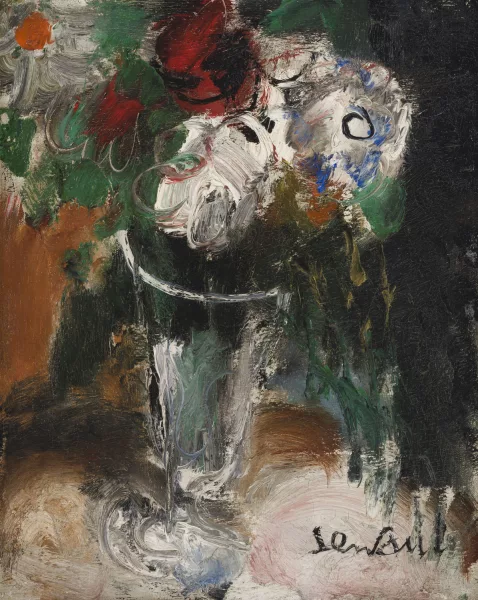 Eugène Paul — Bouquet de fleurs,