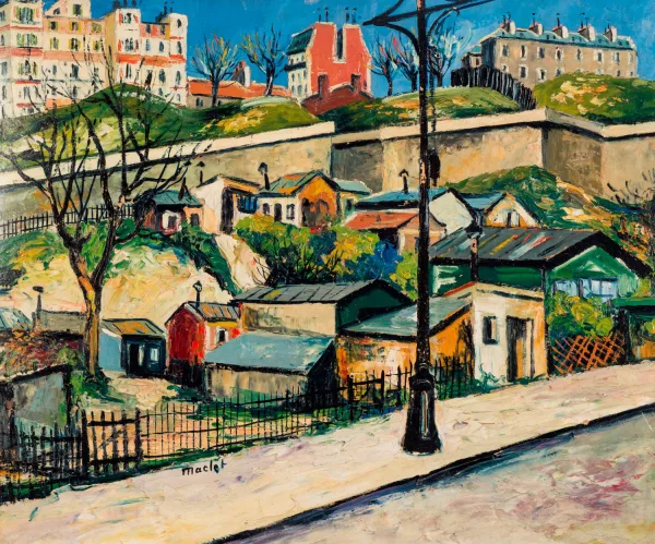 Élisée Maclet — Rue des saules à Paris