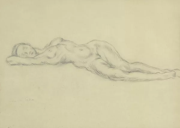 Marcelle Cahn — Nu, 1935
