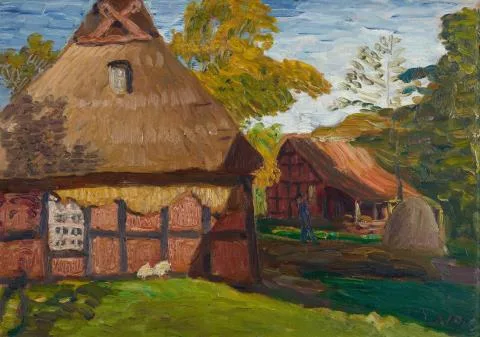 Otto Modersohn — Spätsommertag in Fischerhude