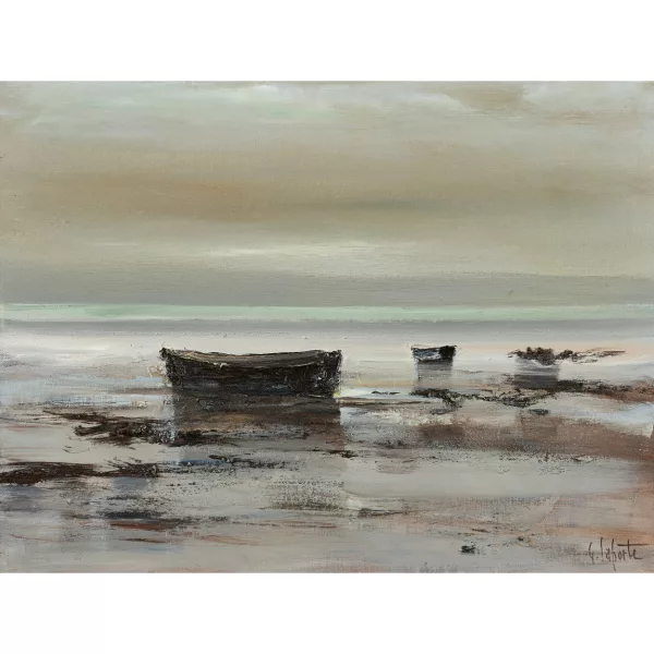 Georges Laporte — "Barques à Carnac".