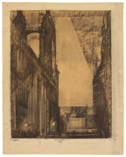 Lyonel Feininger — Marienkirche Halle I