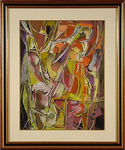 André Lanskoy — Composition sur fond noir