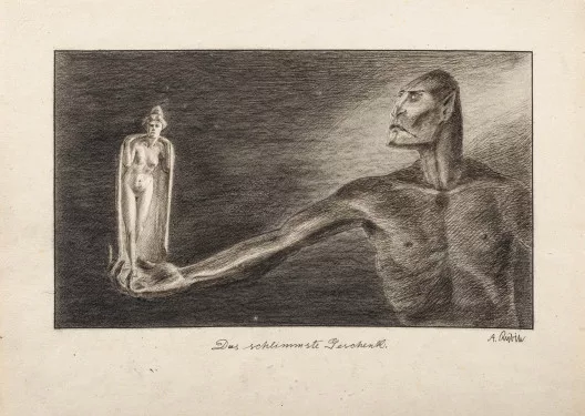 Alfred Kubin — Das schlimmste Geschenk, um 1906
