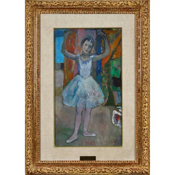 François Gall — Répétition du ballet en coulisse.