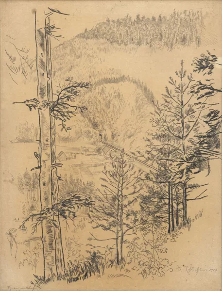 Rudolf Schlichter — Forêt,