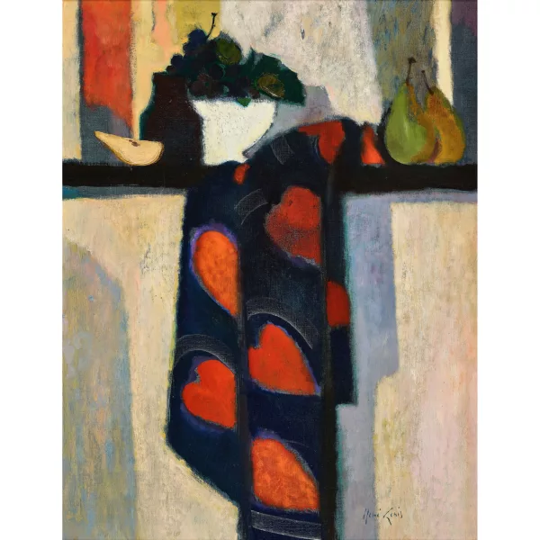 René Genis — "L'écharpe à coeurs".