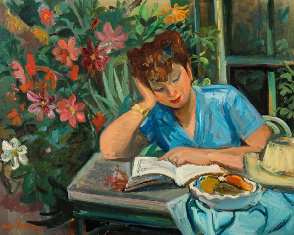 André Planson — Femme à la lecture