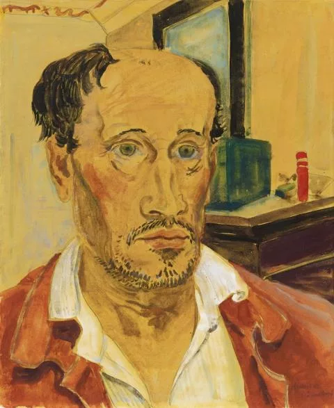 Erich Heckel — Männerkopf (Selbstbildnis)