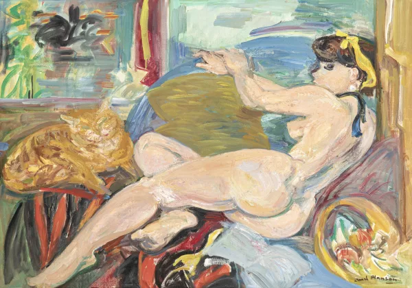 André Planson — Femme nue allongée