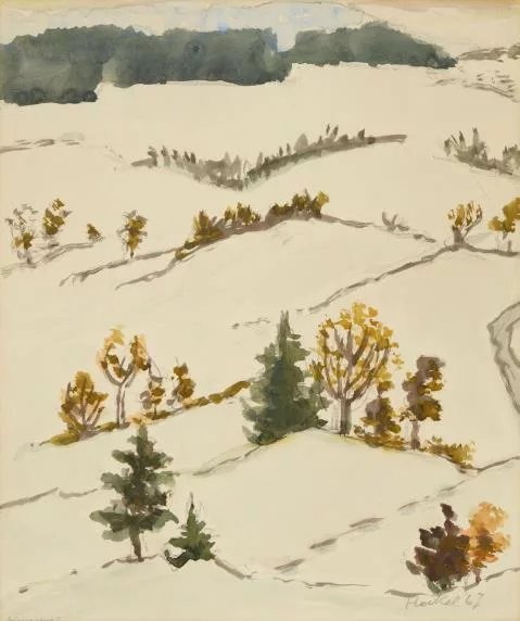Erich Heckel — Schneehang II