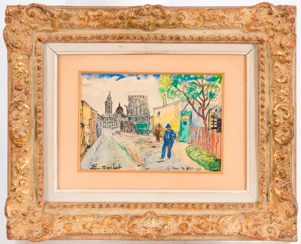 Élisée Maclet — La tour du philosophe, Montmartre