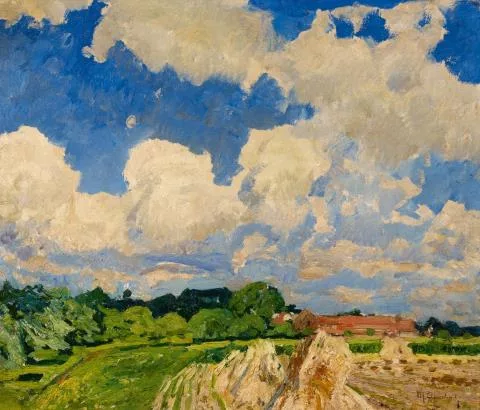 Max Clarenbach — Sommerwolken