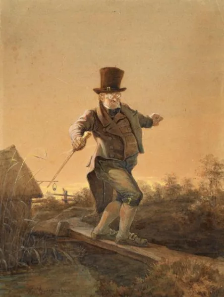 Carl Spitzweg — Gefährliche Passage