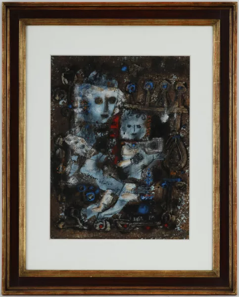Théo Tobiasse — Théo Tobiasse (1927), \La femme à l'enfant\