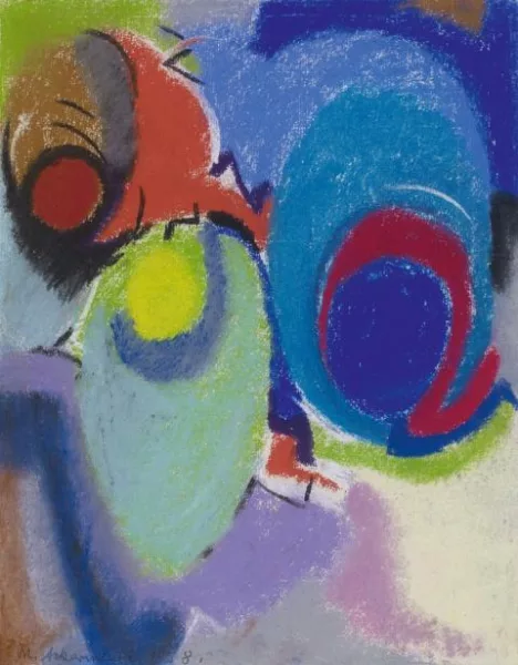 Max Ackermann — Thema dreimal - Zwischenthema - bewegte Akzentachse