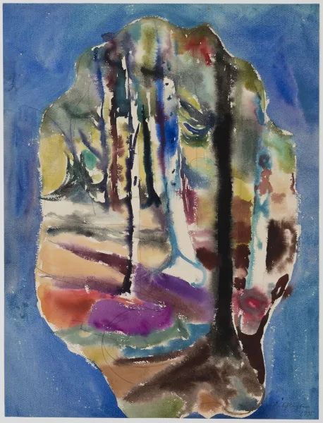 Rudolf Schlichter — Birkenwäldchen,