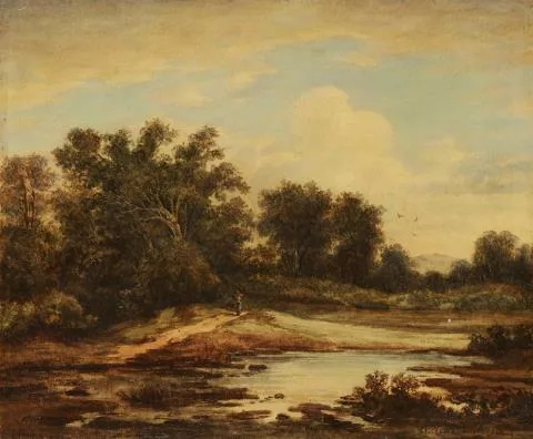 Andreas Achenbach — Kleine Flusslandschaft