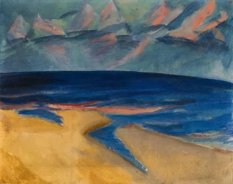 Erich Heckel — Meerlandschaft (Ostende)