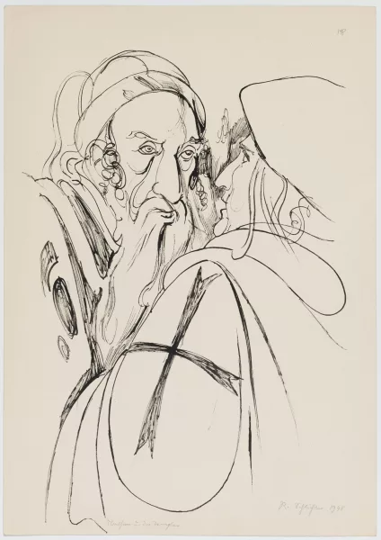 Rudolf Schlichter — Conversation moyenâgeuse