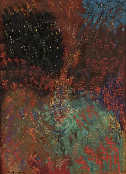 André Masson — Combat dans la montagne,
