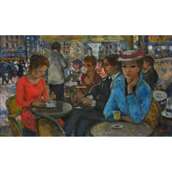 François Gall — Au café.