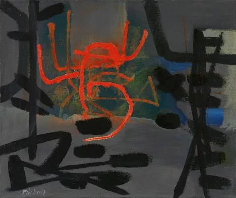 Fritz Winter — Vordringendes Rot