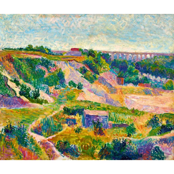 Maximilien Luce — "L'Aqueduc de Buc".