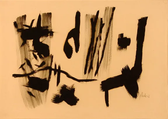 Fritz Winter — Senza titolo, 1962