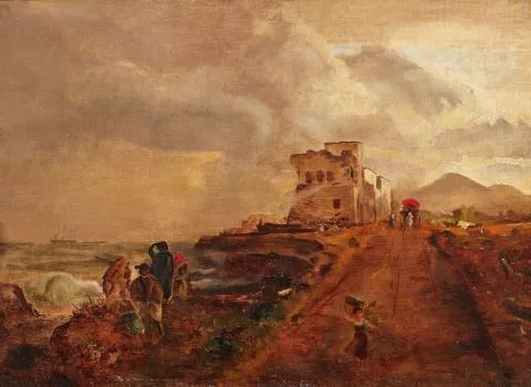 Oswald Achenbach — Landschaft südlich von Neapel