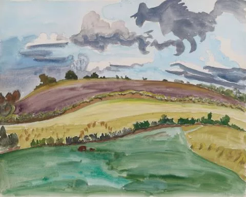 Erich Heckel — Dunkler Acker