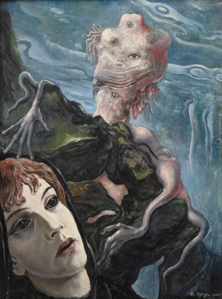 Rudolf Schlichter — Composition à la tête de femme