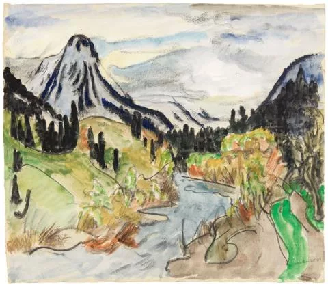 Erich Heckel — Bergbach