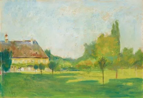 Lesser Ury — Schloss Reichartshausen (Schloß im Park)
