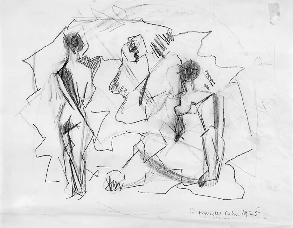Marcelle Cahn — Baigneuses, 1925