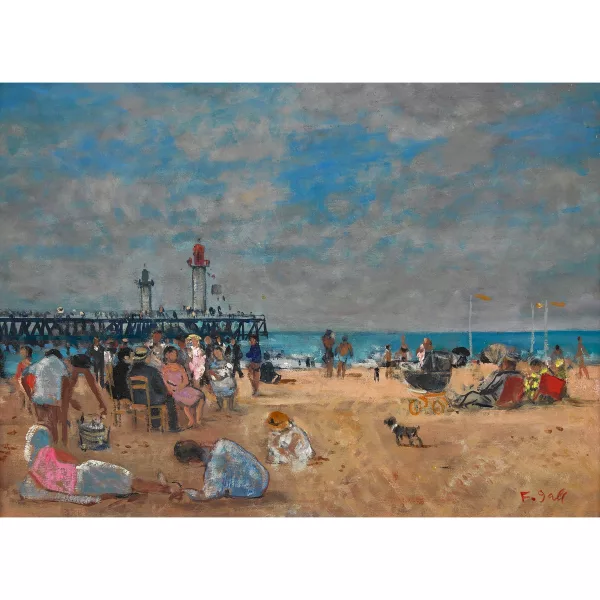 François Gall — Plage de Trouville.