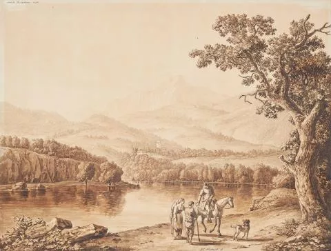 Jakob Philipp Hackert — Landschaft bei Fossombrone